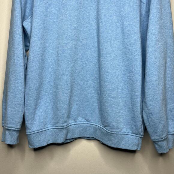 Vineyard Vines 1/4 Zip Pullover Sweatshirt Blue Sz Large Nautical Preppy Coastal - Picture 3 of 10